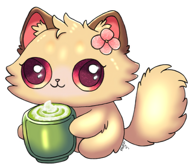 Matcha Tea Kitty